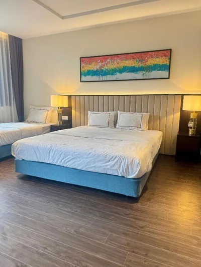 One-Bedroom Apartment with Balcony — Khánh Phong Apartment Premire Sapphire Hòn Gai Hạ Long